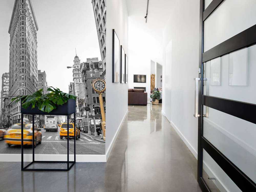 Belebte Straße in New York