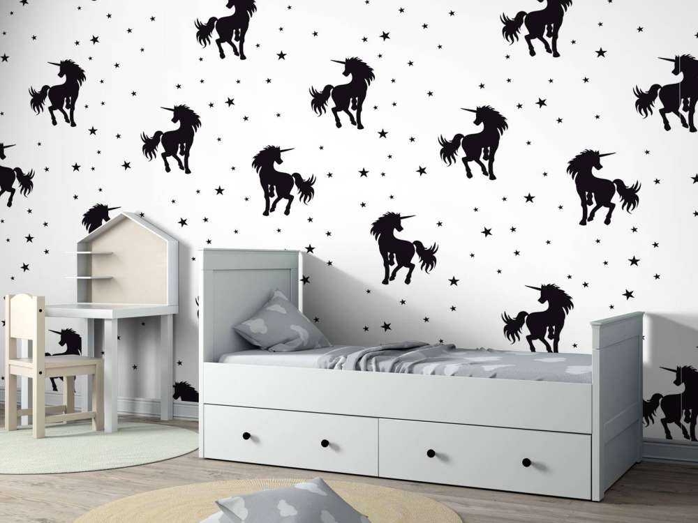 Fröhliche Einhörner