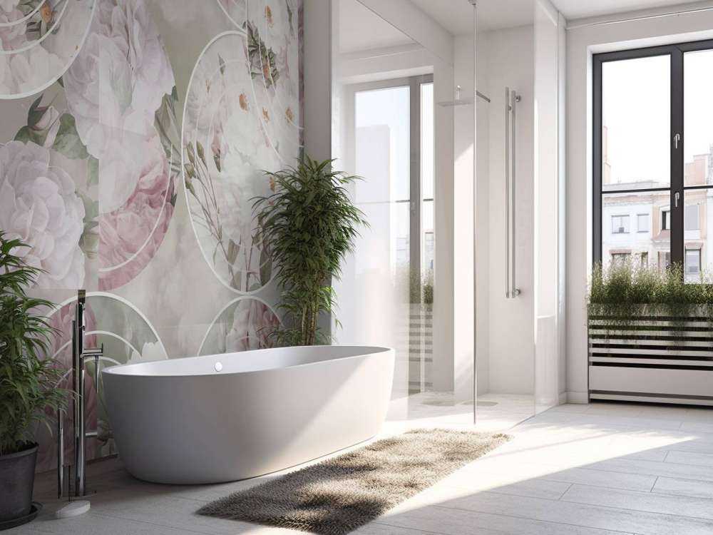 Zeitlose florale Eleganz - Blush Grün
