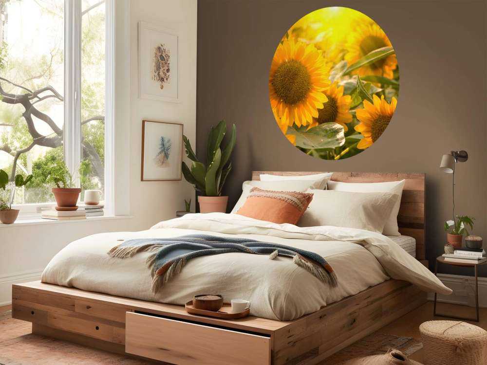 Sonnenblumen und Sonne