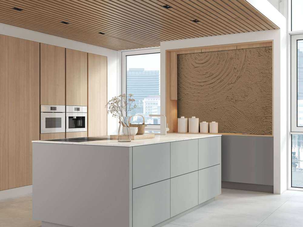 Organische Formen und Linien in Goldbraun