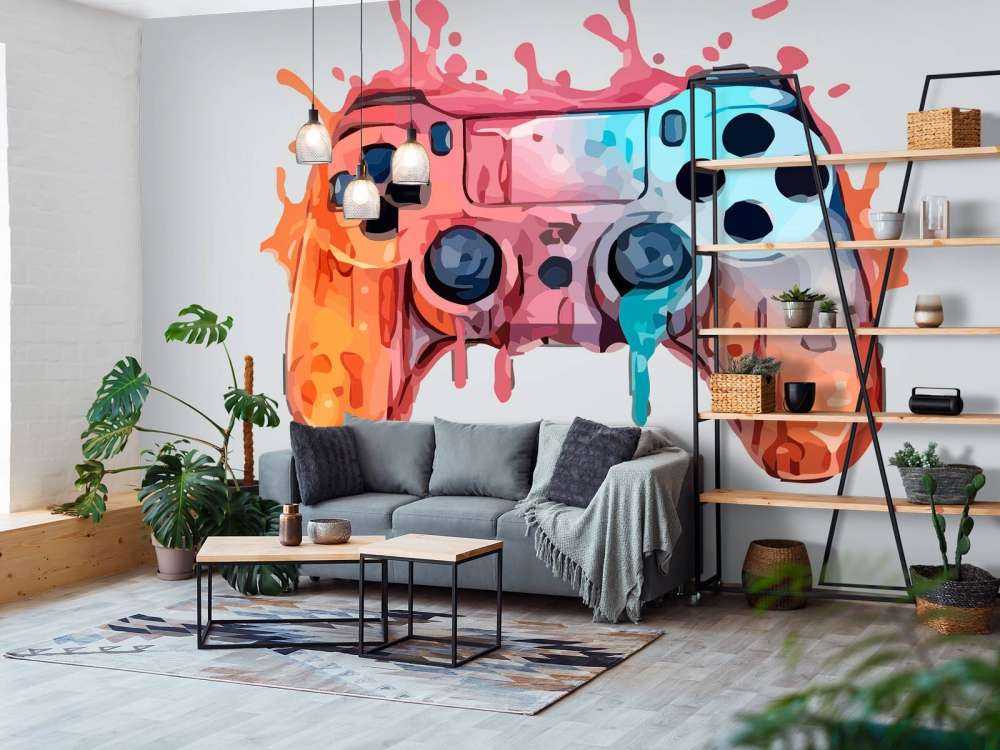 Aquarell Gamer Splash
