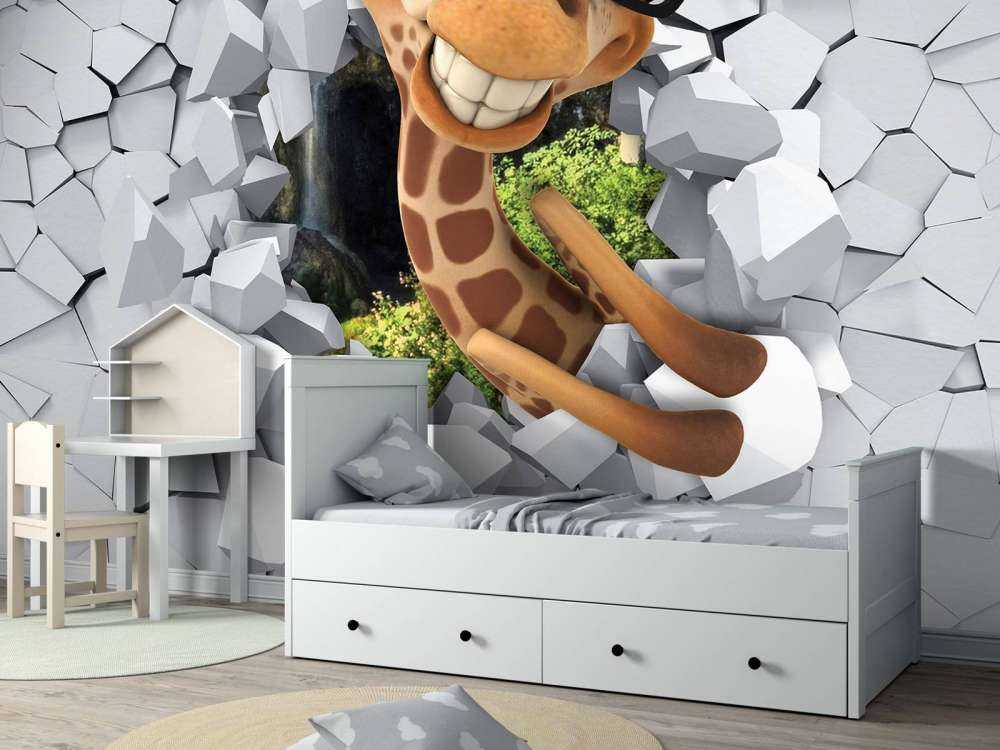 Lustige Giraffe