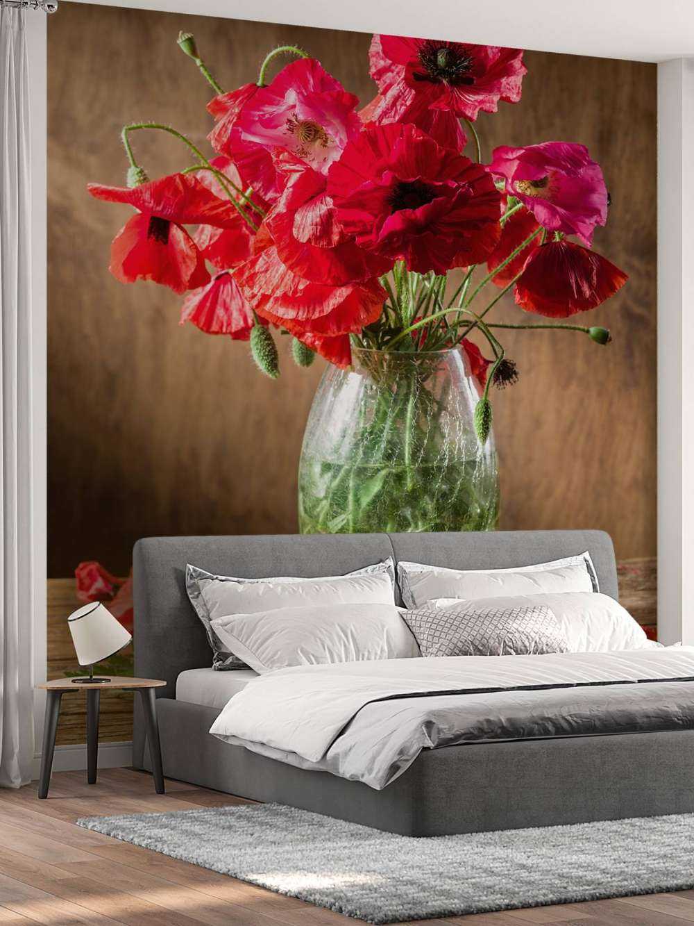 Mohnblumen in einer Vase