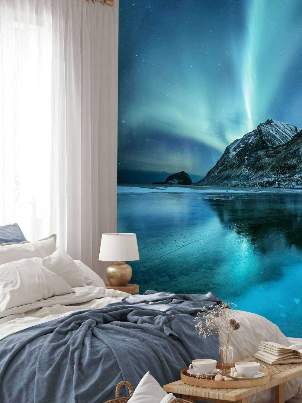 Nordlichter blau