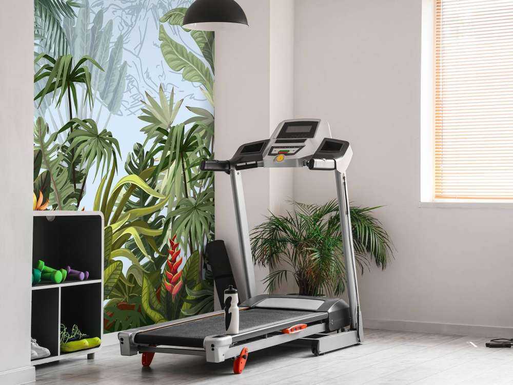 Dschungel Bäume und Blumen