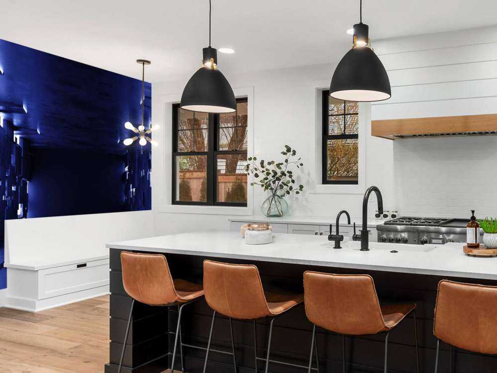 Modernes futuristisches Zimmer