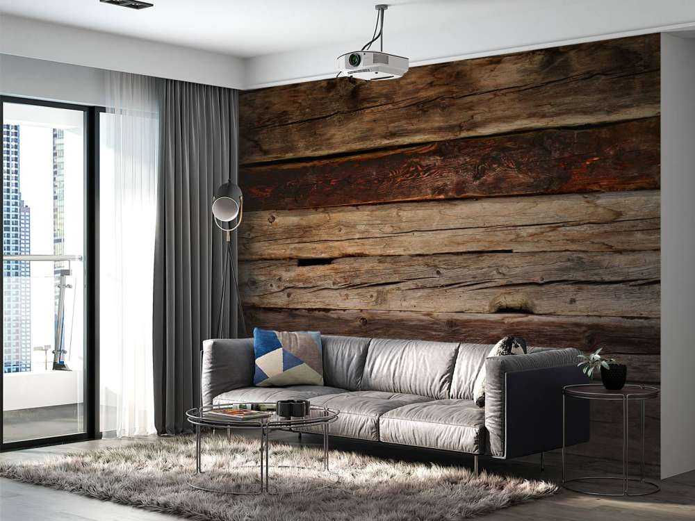 Geräuchertes rotes Holz
