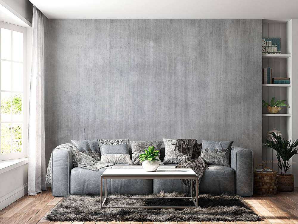 Beton mit Streifen