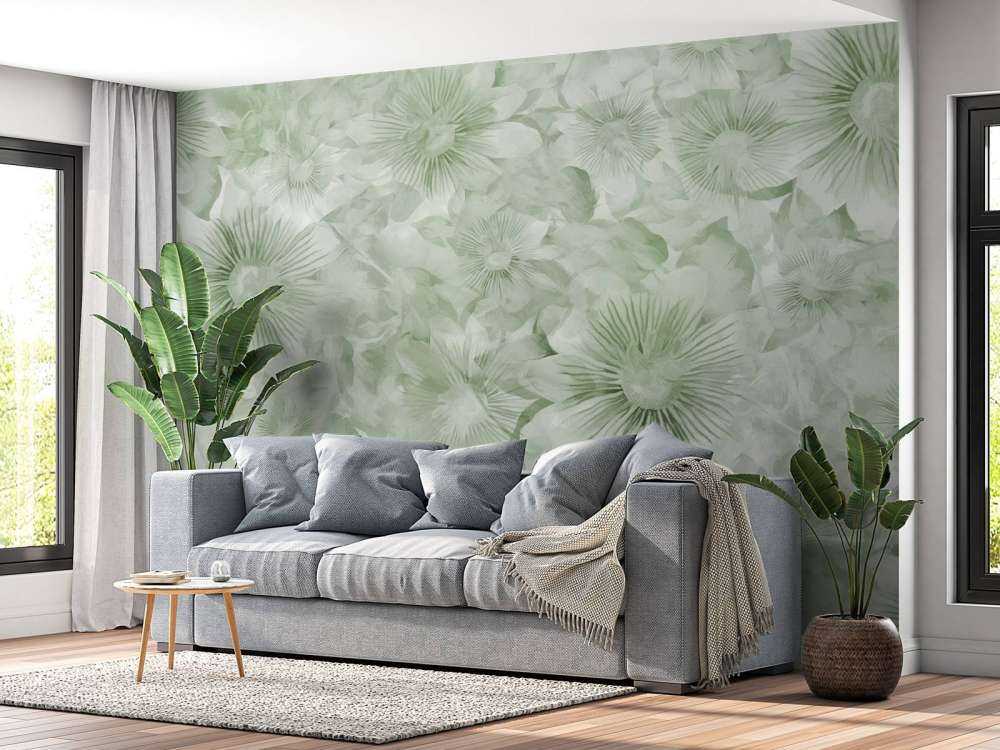Botanische Aquarell-Eleganz Feldgrün