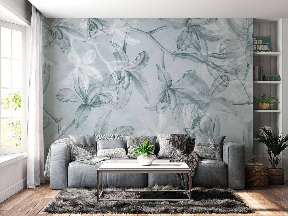 Orchideen Traumlandschaft Grün