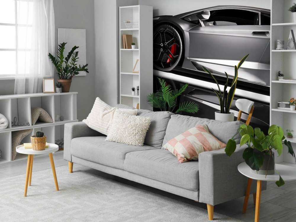Grauer Lamborghini