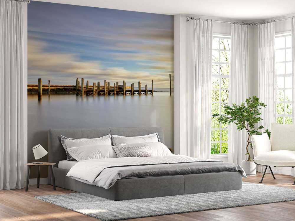 Langer Steg am Meer