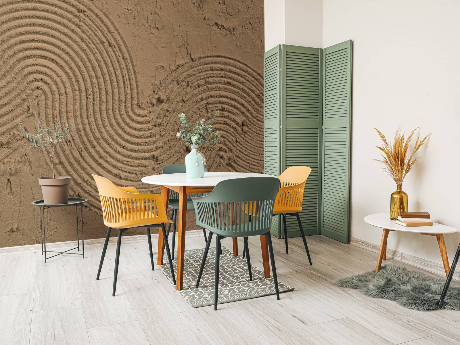 Strukturelle Kunst in Goldbraun - Fototapete, image size:1600x1200