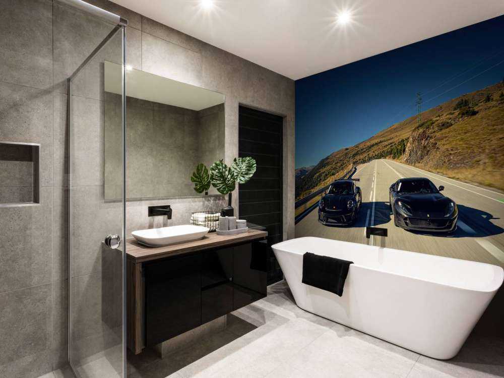 Schwarze Supersportwagen in Bergen