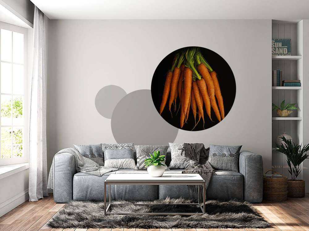 Orangene Wurzeln