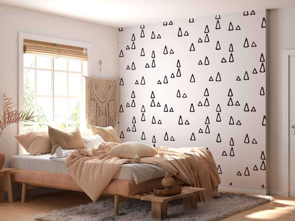 Schwarz-weiße Dreiecke