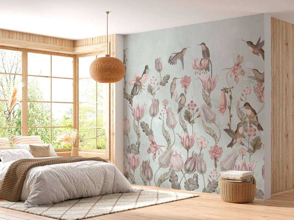 Frühling Kolibri Symphonie - Minz Wiese