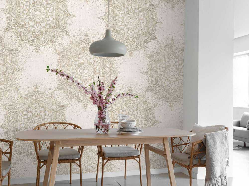 Marrakesch-Magisches Mandala - beige