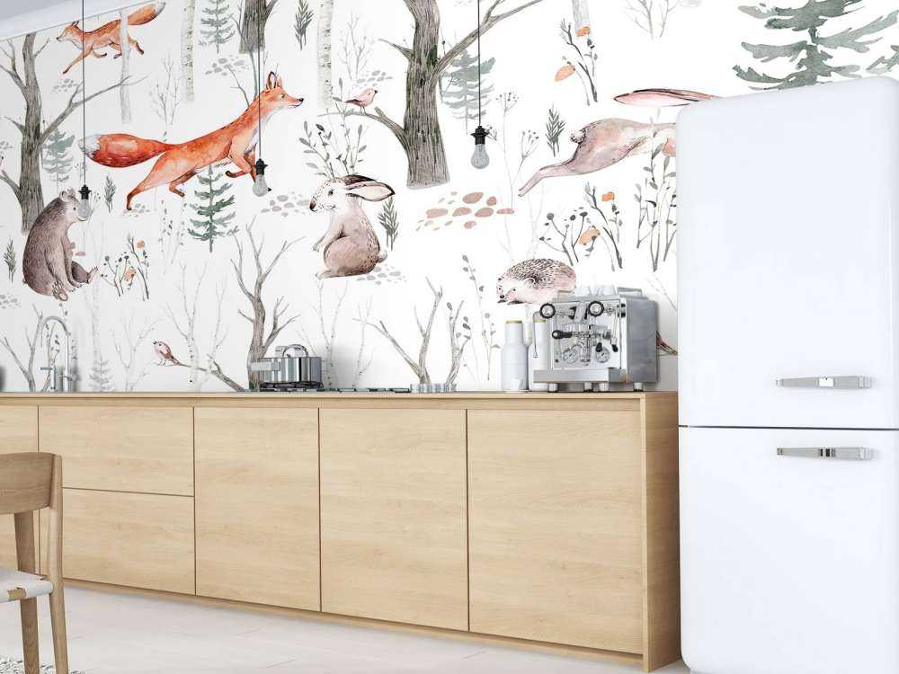 Waldgeflüster Aquarell