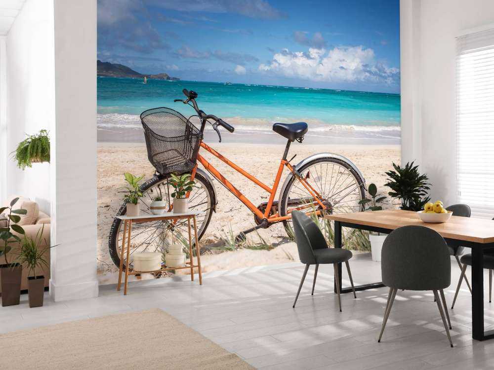 Fahrrad am Strand