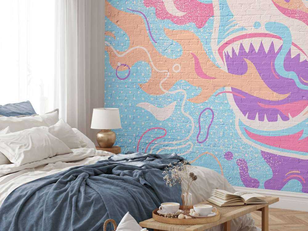 Graffiti mit Hai