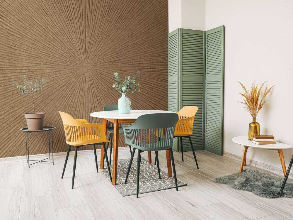 Textured Lines in Goldbraun