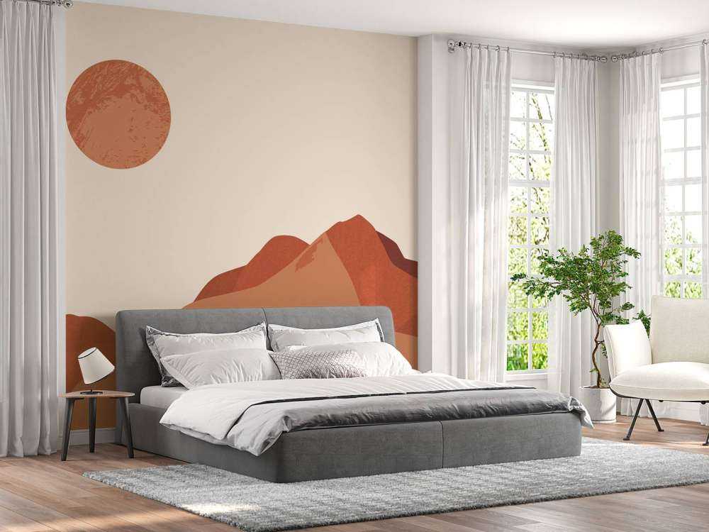 Minimalistische Landschaft