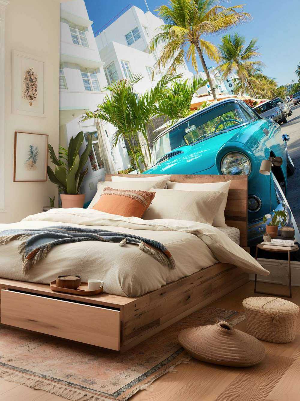 Blauer Oldtimer