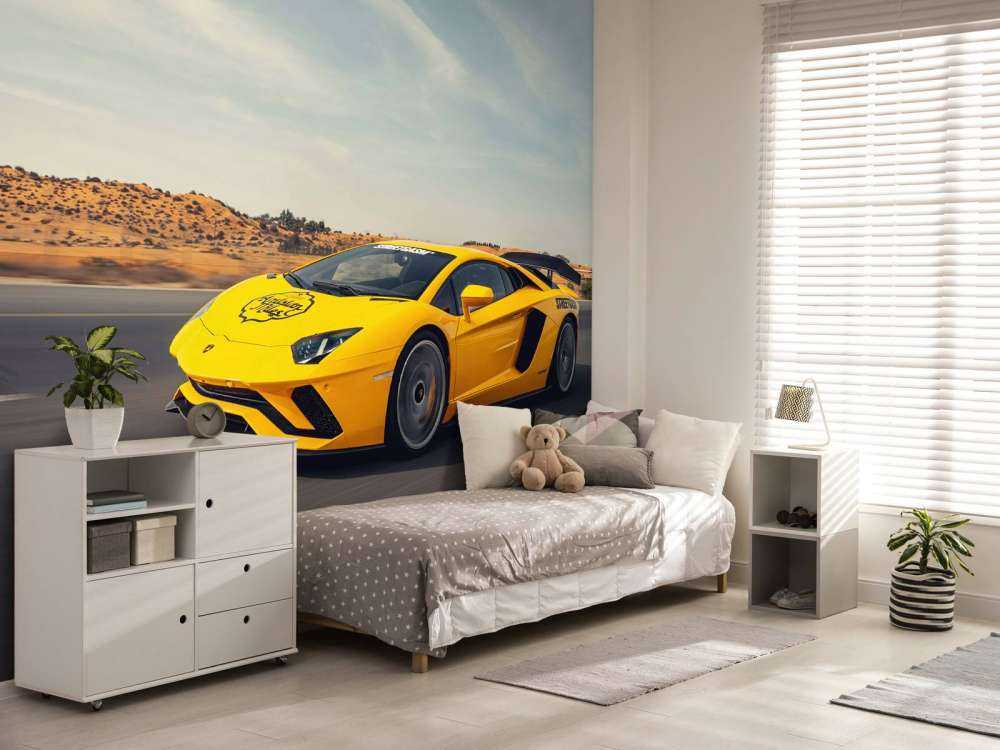 Lamborghini Aventador in Aktion
