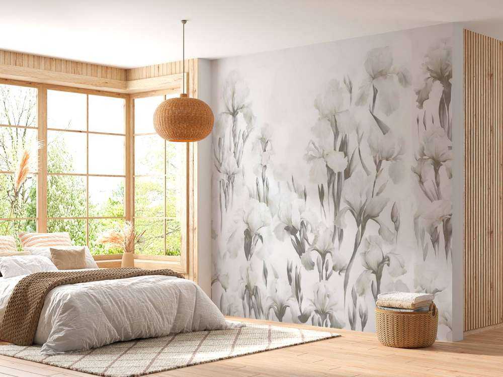Iris tanzen nahtlos warmes Beige
