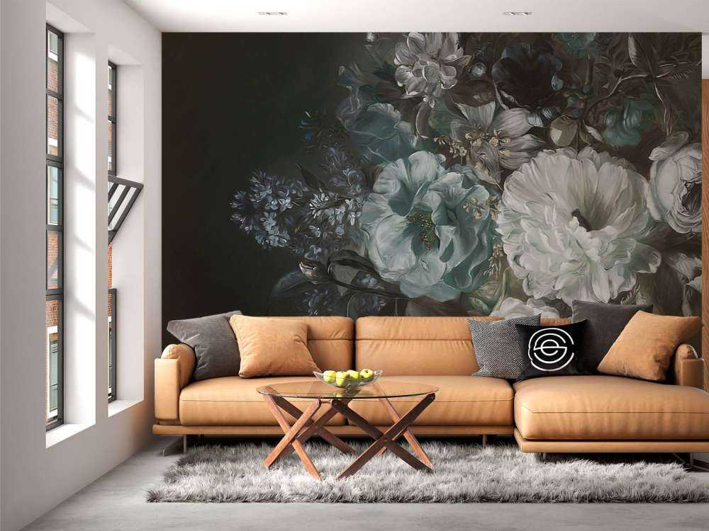 Strauß mit lilac Blau