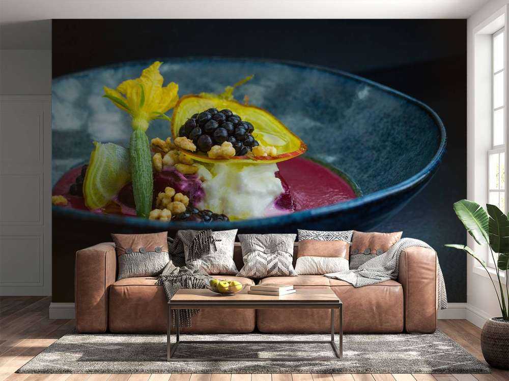 Brombeer-Nachspeise
