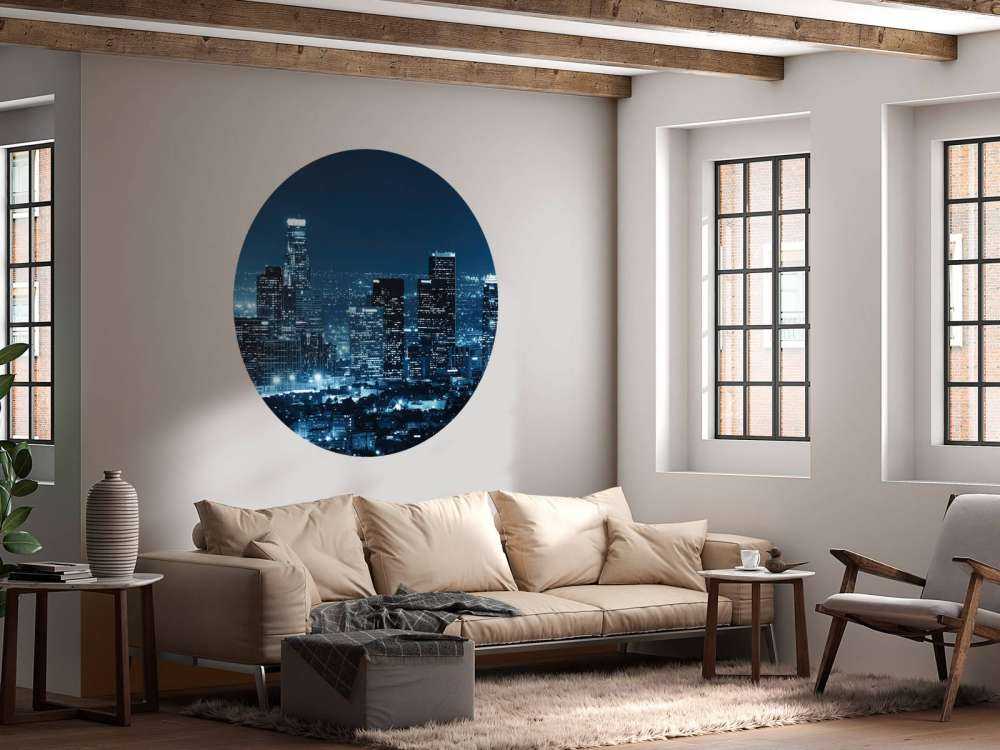 Skyline blau
