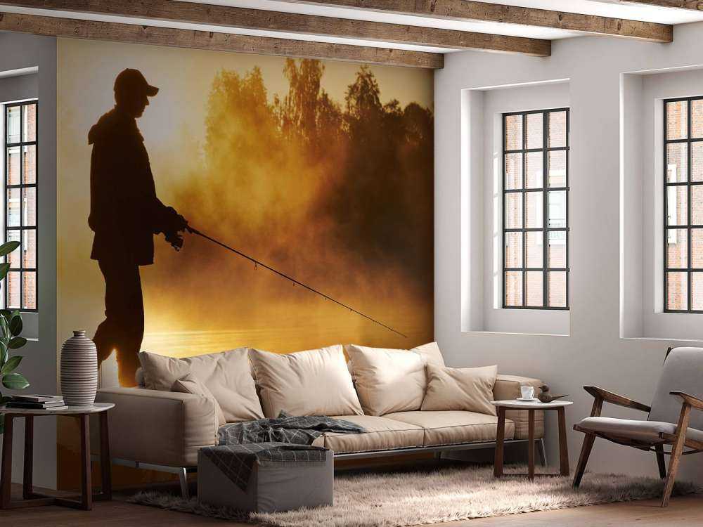 Fischer bei Sonnenaufgang