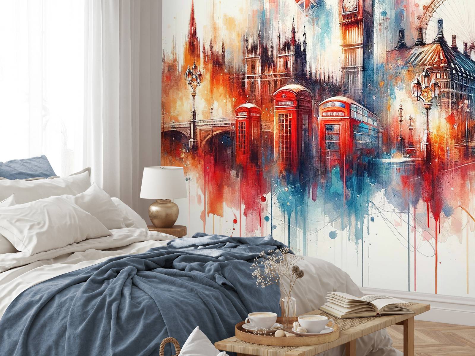 Aquarell London Skyline