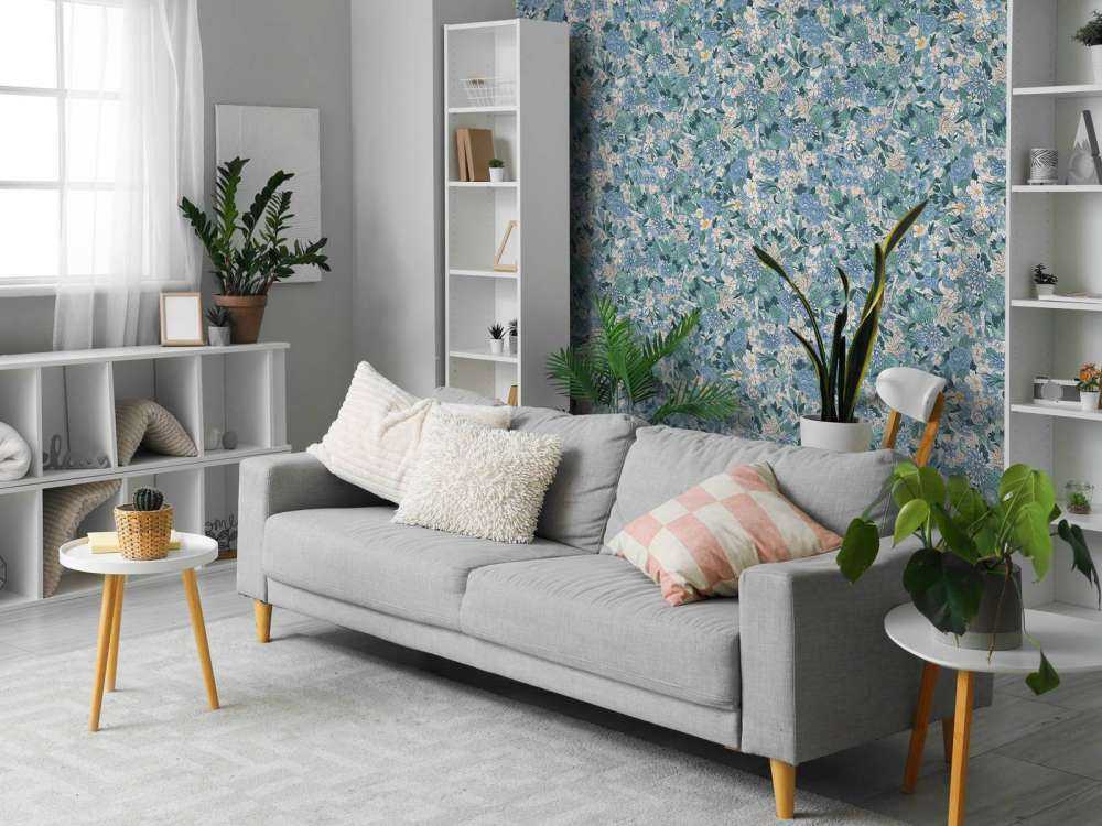 Floral Blossom Blue