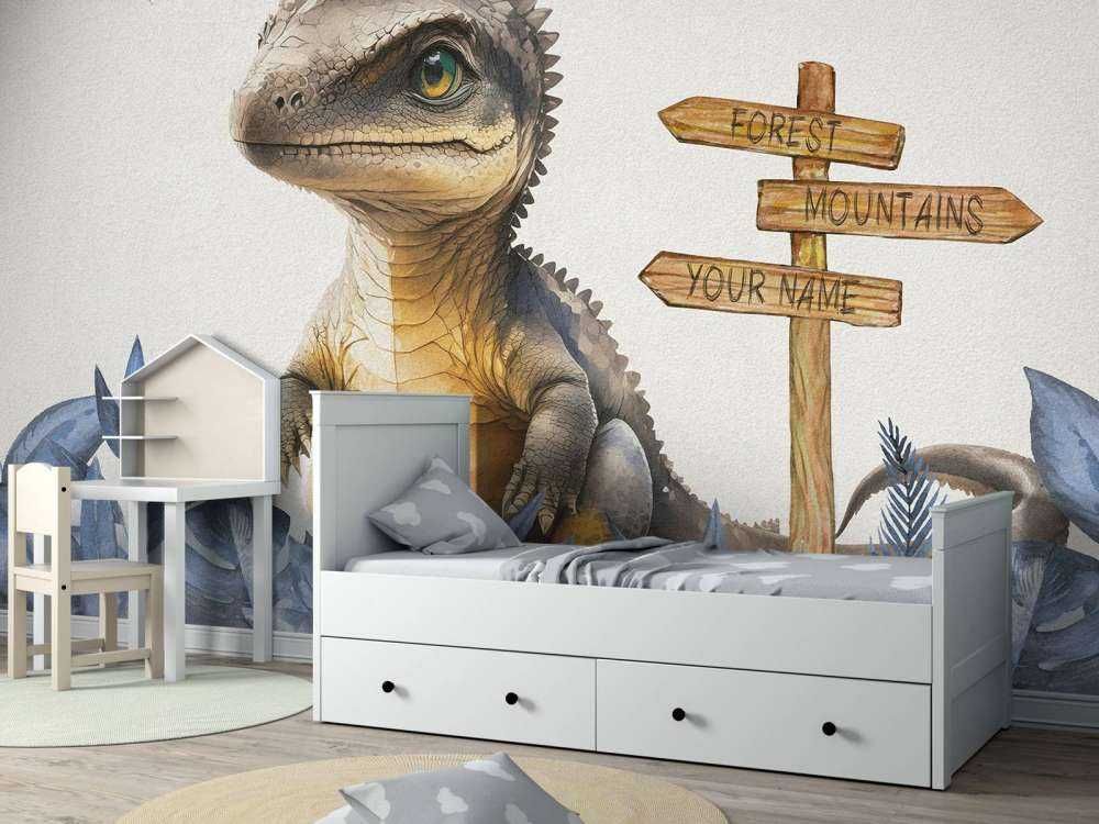 Baby-Spinosaurus im blauen Dschungel