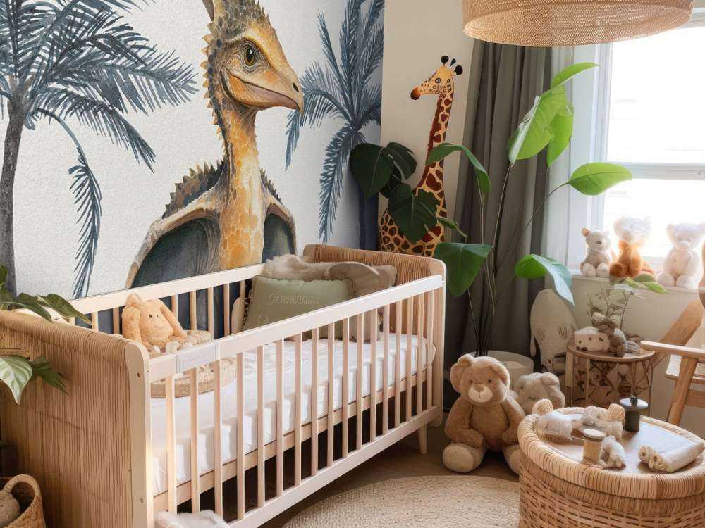 Baby-Pteranodon im blauen Dschungel