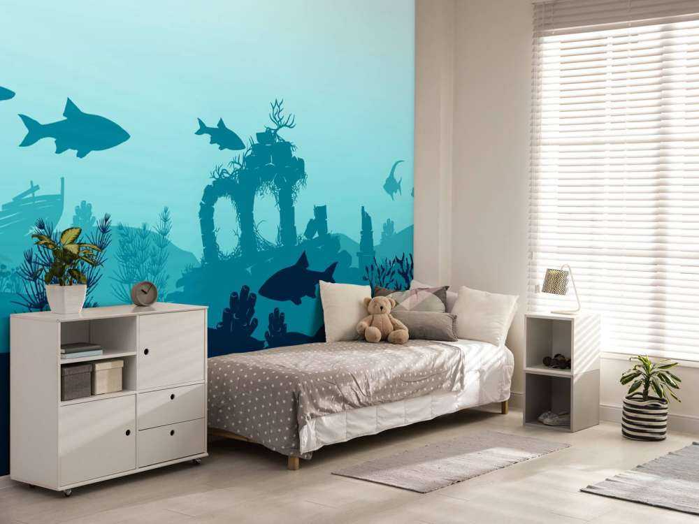 Unterwasser-Silhouetten