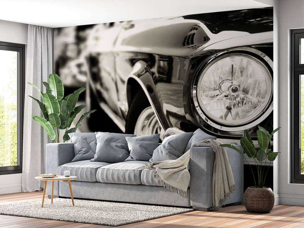 Oldtimer in einer Reihe