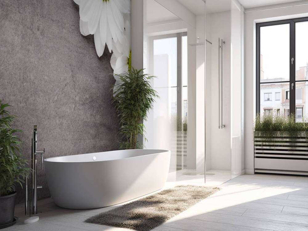 Gänseblümchen und Beton