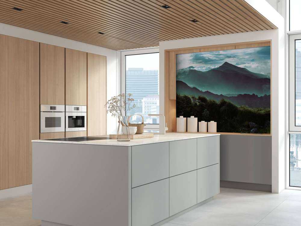 Dschungel mit Bergen