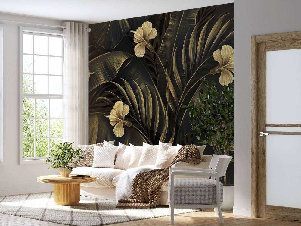 Goldener Hibiskus