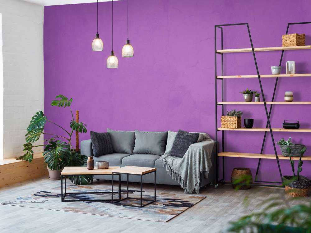 Violetter lila Beton
