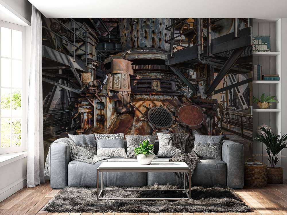 Verrostete alte Fabrik