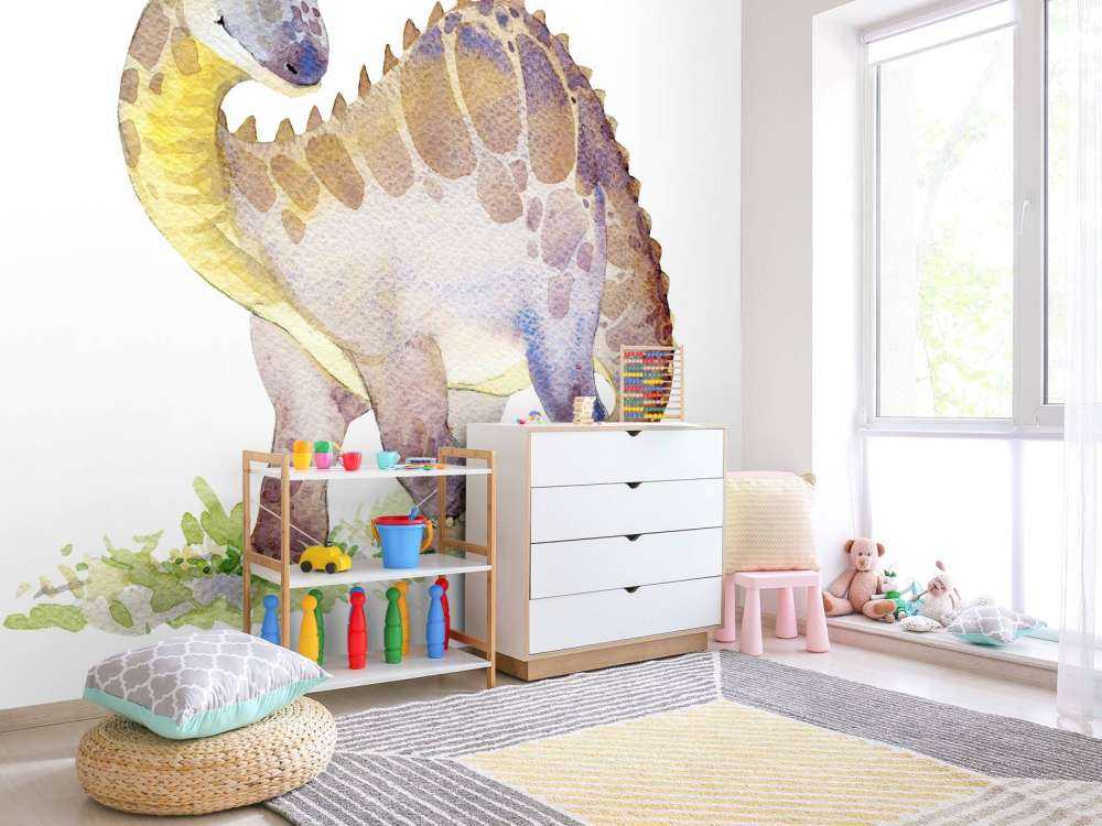 Dinosaurier aus Aquarellfarbe
