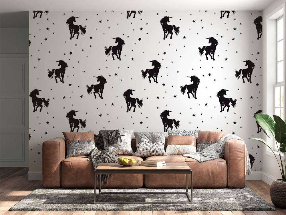 Fröhliche Einhörner