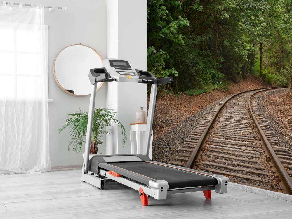 Eisenbahnstrecke durch den Wald