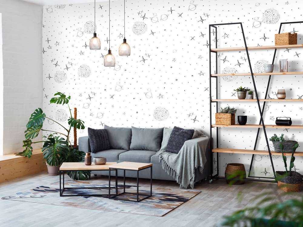 Leermuster schwarz-weiß